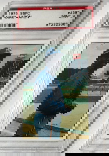 1975 SSPC #239 HANK AARON MINT 9