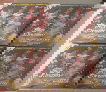 4X 2018 Topps Chrome Baseball Mega Boxes
