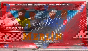 2020-21 TOPPS MERLIN CHROME SOCCER HOBBY BOX 1 AUTO - SUPPORT YOUR LOCAL CARD SHOP!