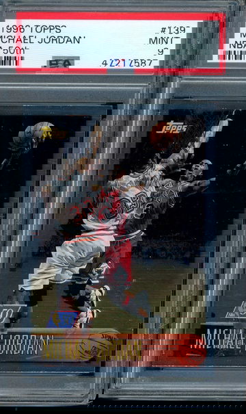 1996 Topps Michael Jordan NBA 50 PSA 9