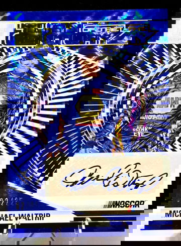 2025 Donruss Nascar  Michael Waltrip  Turn of the Century  BLUE Xplosion  Auto  /25 !