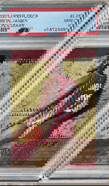 2003 Upper Deck LeBron James LeBron's Diary #LJ9 Rookie RC PSA 9