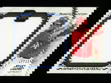 2014 Topps Museum Bryce Harper Momentous Material Nationals 17/35 #MMJR-BHA