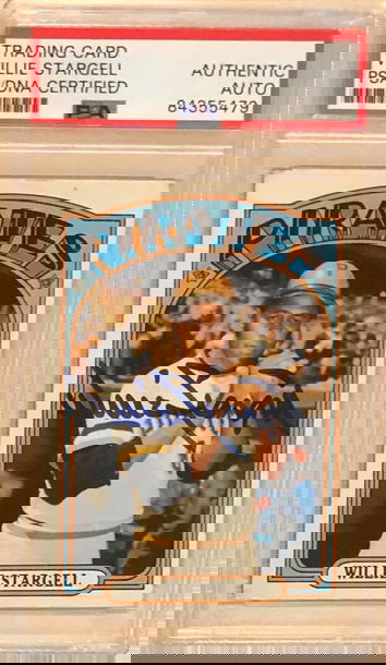 1972 Topps #447 Willie Stargell AUTO