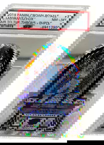2019 Panini Crown Royale Ja Morant / D. Fox Air to the Throne- Purple 3/25 SSP 