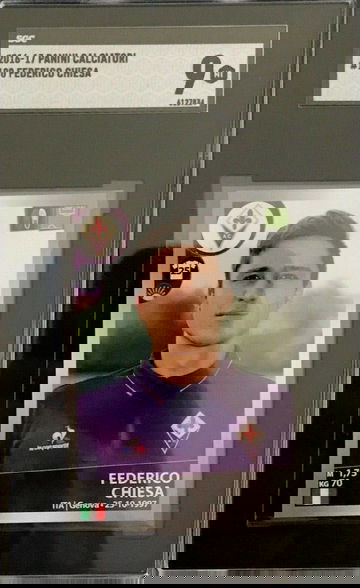 Federico Chiesa 2016-17 Panini Calciatori Sticker Rookie #190 SGC 9 Mint