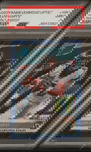 2020 Optic Jalen Hurts Purple Shock Rookie 