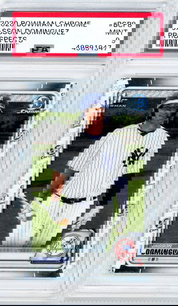 2020 Bowman Chrome Jasson Dominguez PSA 9 Prospects