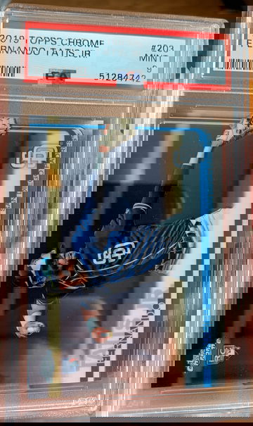 2019 Topps Chrome Fernando Tatis Jr Rookie PsA 9