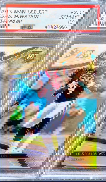 2017 Select Field Level Silver Prizm Deshaun Watson PSA 10 GEM MINT