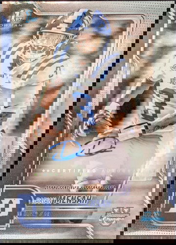 2025 Bowman Chrome University Chrome Prospect Autographs #BCA-DM Darian Mensah