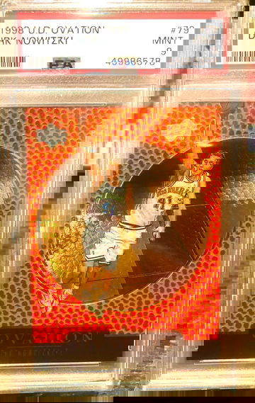 1998 Upper Deck Ovation Dirk Nowitzki RC Rookie PSA 9