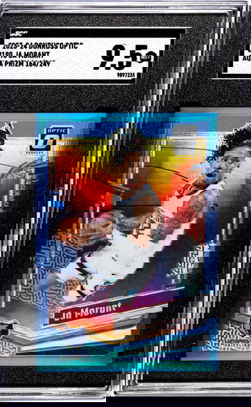 2023-24 Donruss Optic #190 Ja Morant Aqua Prizm /249 SGC 9.5