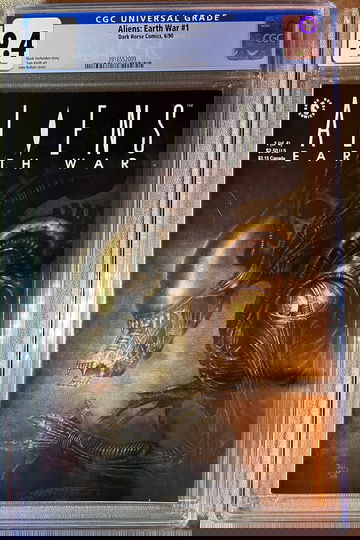 Aliens #1 cgc 9.4 earth wars 1990 dark horse