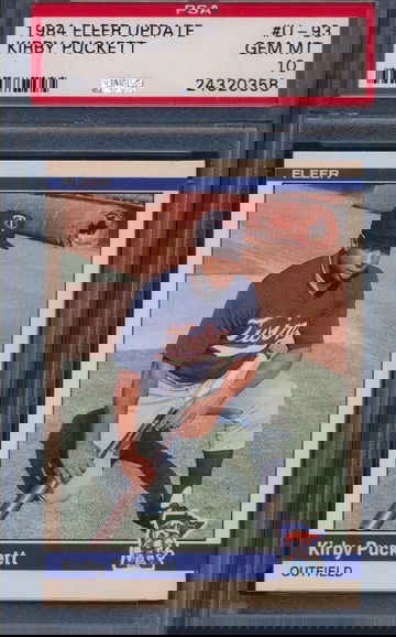 Kirby Puckett 1984 Fleer Update RC PSA 10