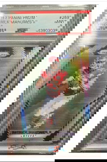 2017 Prizm Patrick Mahomes Prizm Silver PSA 9 #269