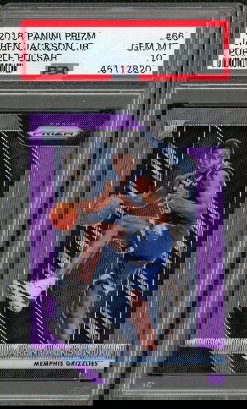 Jaren Jackson Jr 2018 Purple Pulsar PSA 10