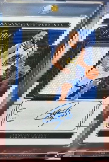 2021 Stephen Curry Panini One Jumbo Patch Autographs /25