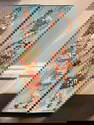 Vintage 1970's All-Star Sports Card Locker Style Storage Case Box