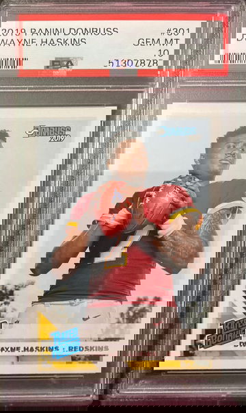 2019 donruss dwayne haskins psa 10