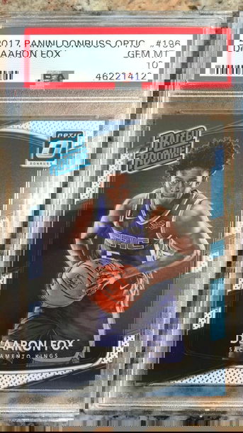 New listing
		DE’AARON FOX 2017-18 DONRUSS OPTIC ROOKIE PSA 10 - QTY AVAILABLE