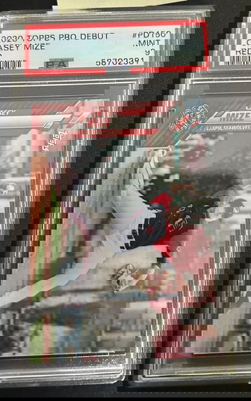 2020 Topps Pro Debut Red /10 Casey Mize PSA 9