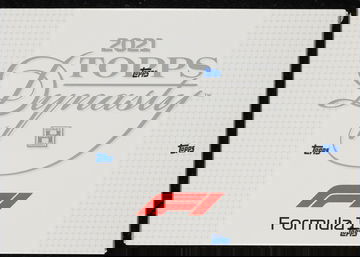 2021 TOPPS DYNASTY FORMULA ONE F1 RACING SEALED HOBBY BOX