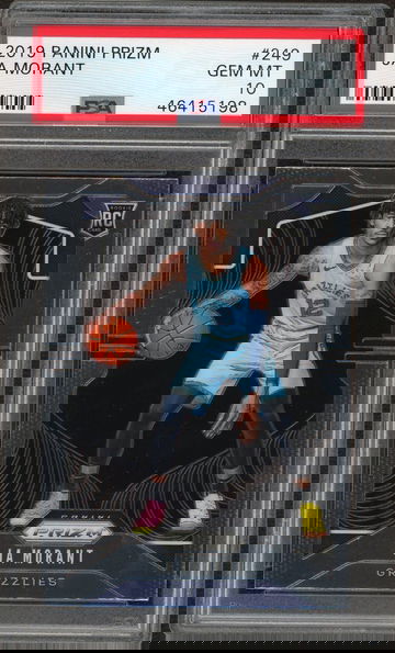 Ja Morant Panini Prizm Rookie PSA 10