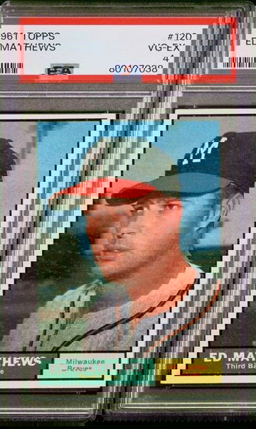 1961 Topps Ed Mathews #120 PSA 4 [BL-1.40]