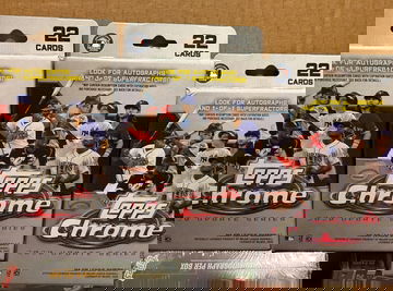 Lot of 3x 2020 Topps Chrome Update Hanger Boxes 