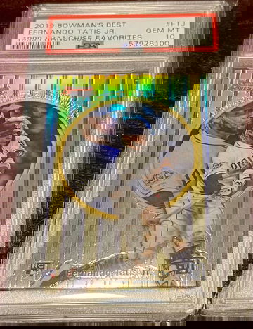 2019 Bowman Best Fernando Tatis 1999 Franchise Favorites PSA 10