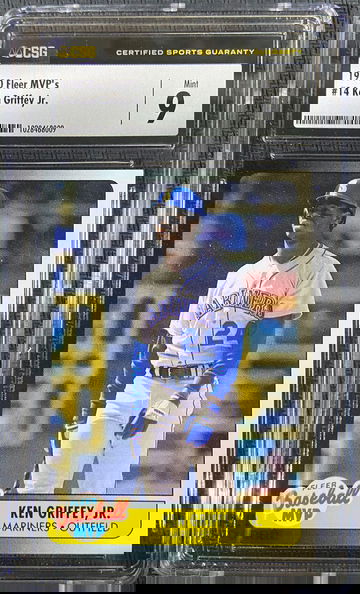 1990 Fleer MVPs Ken Griffey Jr CSG 9 MINT 