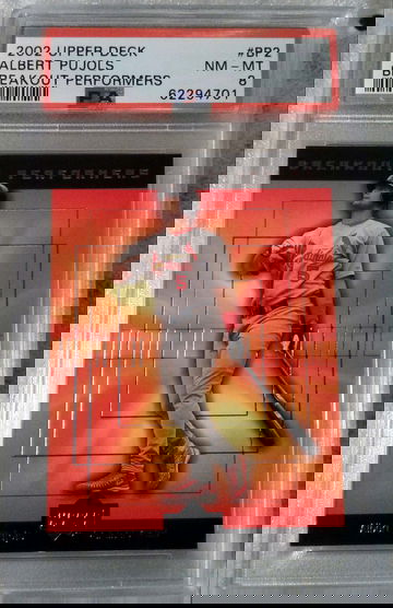 2001 2002 Upper Deck Breakout Performers - Albert Pujols #BP2