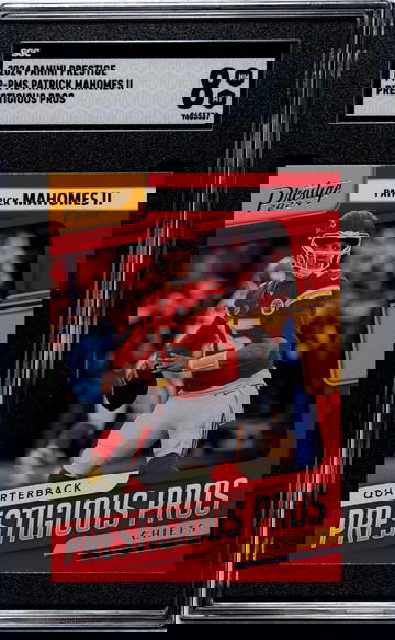 2024 Panini Prestige Prestigious Pros Patrick Mahomes II #PP-PMS SGC 8