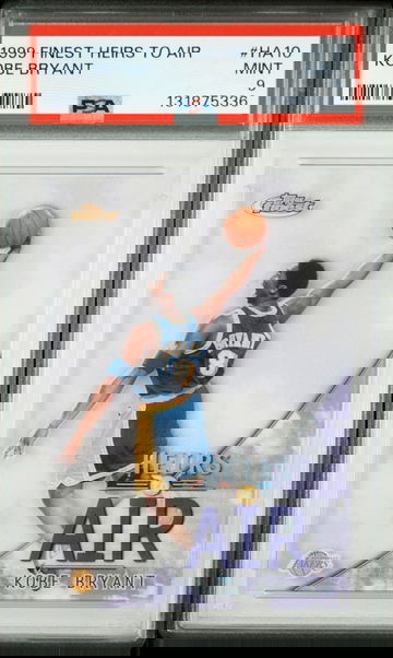 1999-00 Topps Finest Heirs To Air Kobe Bryant Insert #HA10 Lakers PSA 9 🎆