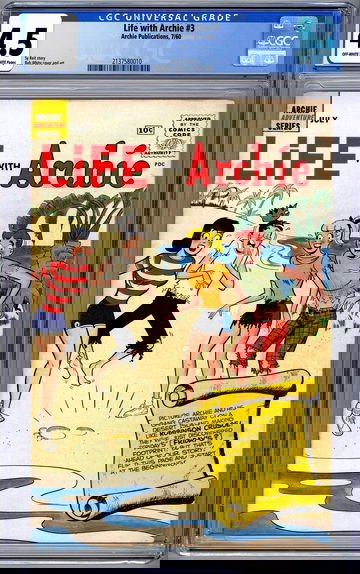 LIFE WITH ARCHIE #3 CGC 4.5 ROBINSON CRUSOE DESERT ISLE STORY ARCHIE COMICS 1960