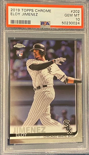 2019 Topps Chrome Eloy Jimenez RC Rookie PSA 10 Gem Mint