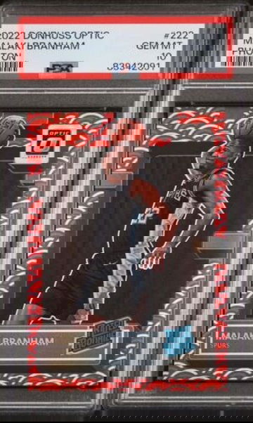 2022-23 Panini Donruss OPTIC MALAKI BRANHAM PHOTON PRIZM ROOKIE SSP PSA 10