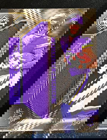 2023 Panini Limited  Jordan Addison  #LP-JA  Spotlight Silver  /99  Patch RC Vikings