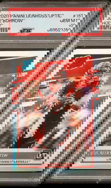 2020 Donruss Optic JOE BURROW Rookie Holo Prizm PSA 10