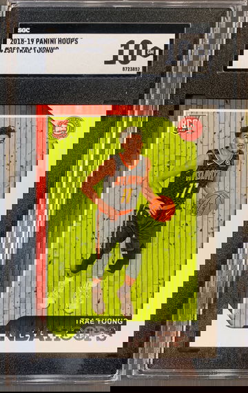 Trae Young Panini Hoops Rookie RC #250 SGC 10