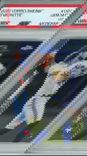 2020 topps chrome bo bichette 150 psa 10