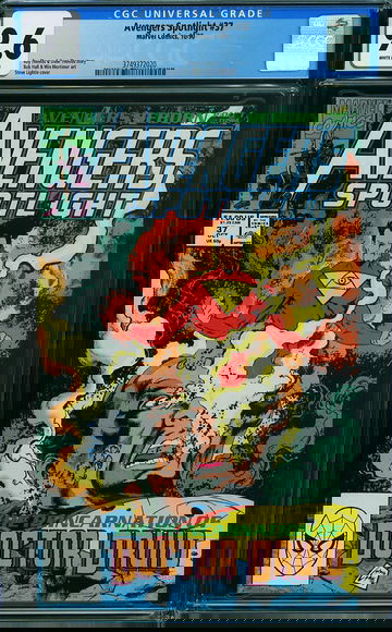 AVENGERS SPOTLIGHT #37, CGC 9.6 NM+