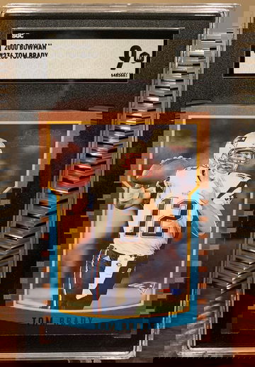 Tom Brady Rookie 2000 Bowman SGC 9