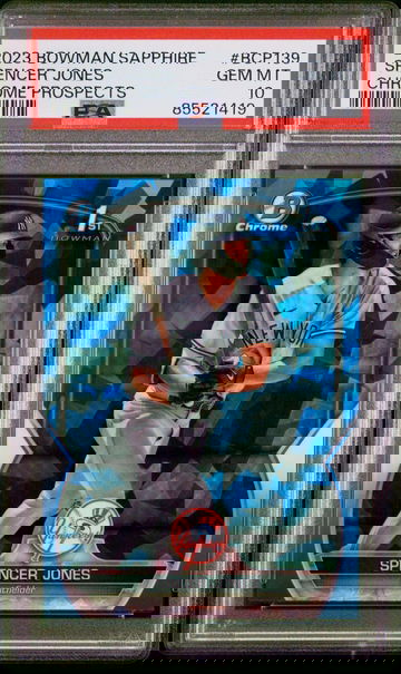 2023 Bowman Sapphire Spencer Jones #BCP139 PSA 10 Yankees