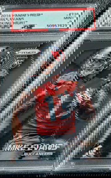 2014 Panini Prizm 216 Mike Evans Looking Right PSA 9