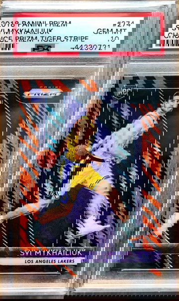 SVI MYKAILIUK 2018-2019 Panini Prizm Choice Tiger Stripe PSA Gem