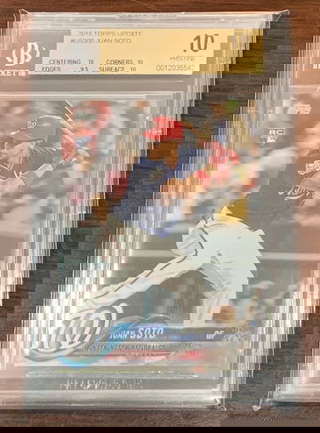 2018 Topps Update Juan Soto US300 BGS 10