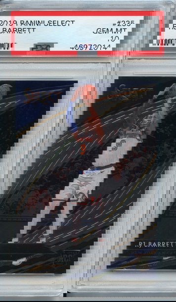 RJ Barrett Select Courtside Rookie PSA 10