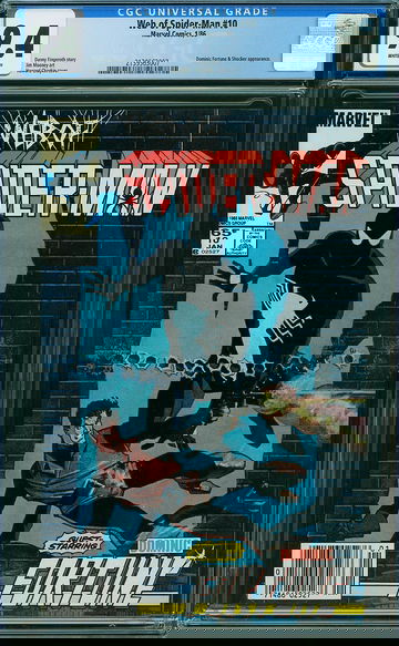 WEB OF SPIDER-MAN #10, CGC 9.4 NM